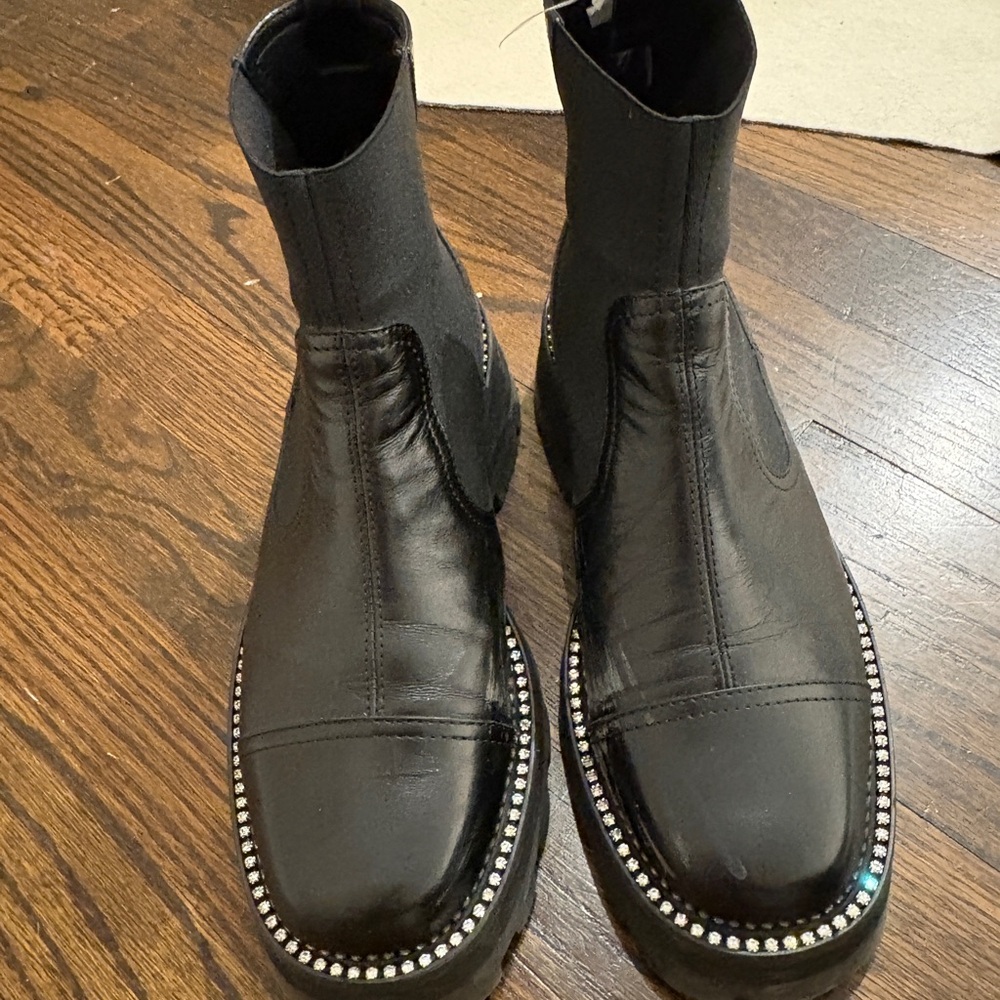 Jimmy Choo Chelsea Boot - Rhinestone Trim - Picture 3 of 8